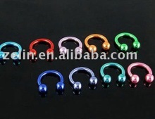 tatanium CBR nose jewelry body piercing jewelry,nose ring