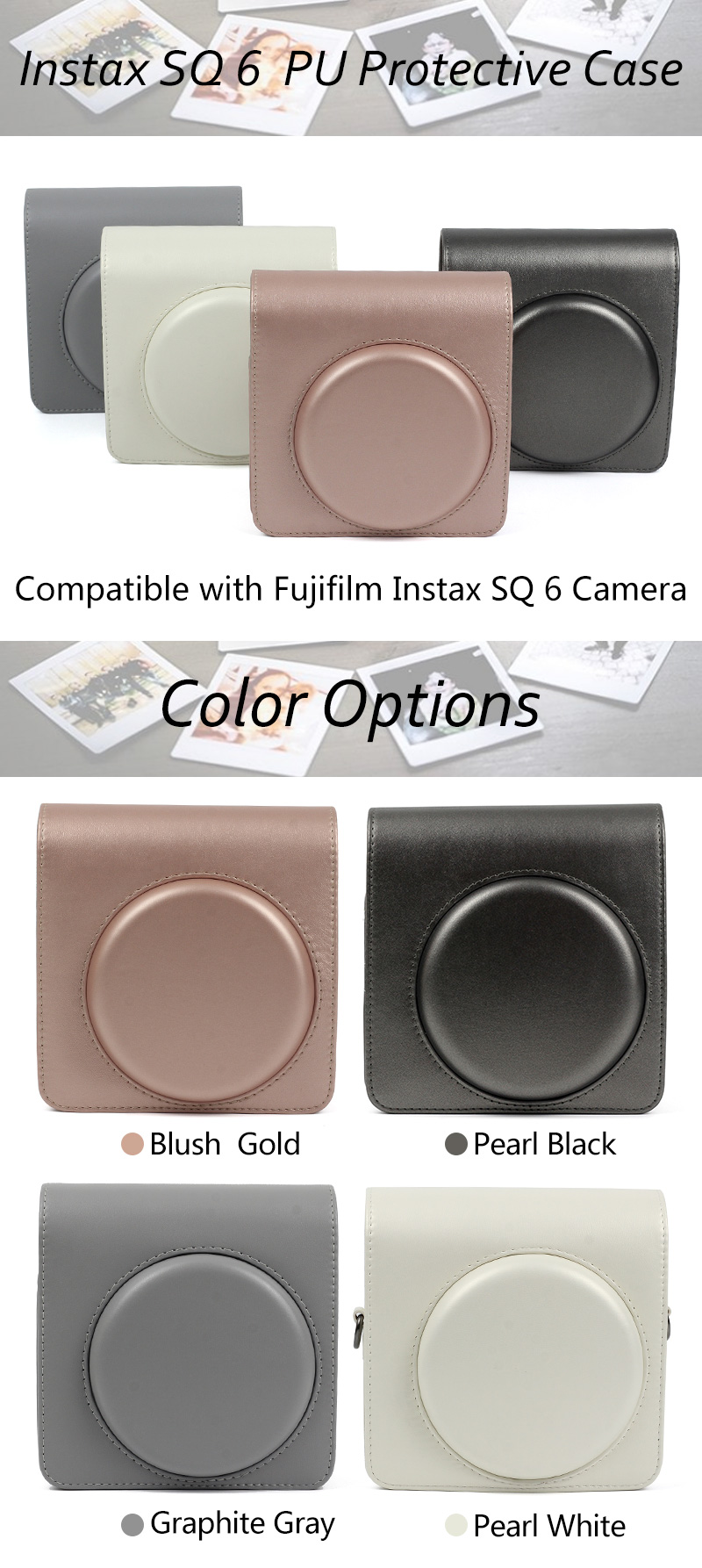 Pearlescent Sq6 Camera Case