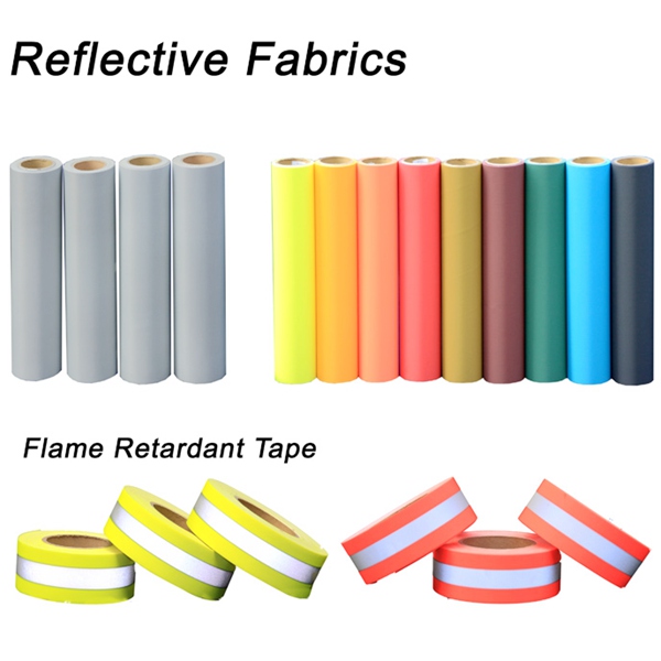 Fluorescent Yellow FR WarningReflective Fabric