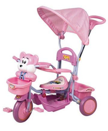 plastic baby tricycle baby with handle bar/canopy,high quality bicycle/tricycle baby