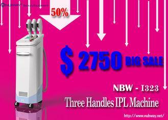 3 handles IPL Quantum / IPL Laser Machine For Skin Rejuvena