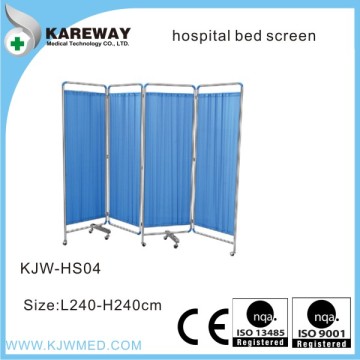 Hospital ward folding screen 4 side