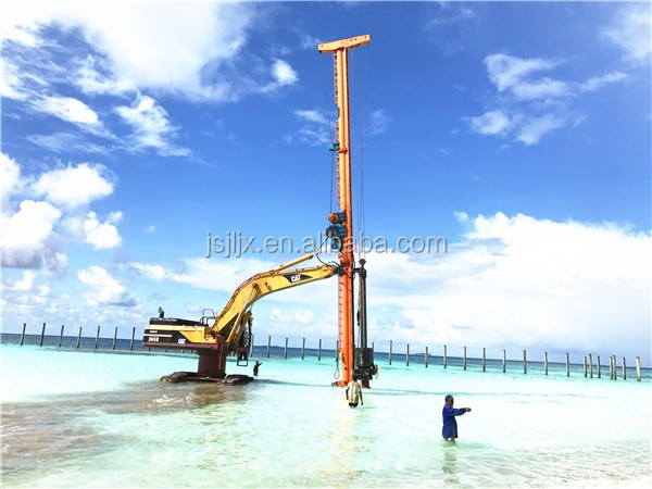 New or used Excavator jack hammer, diesel pile hammer for offshore jetty piling