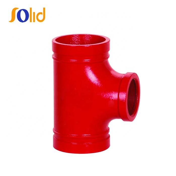 Fire Fighting System Ductile Iron Grooved Pipe Fitting