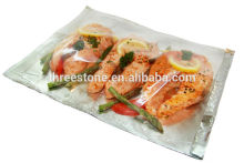 Oven cooking bag, smoker bag for BBQ, alu foil cooking bag on the grill, quick cooking plastic bag