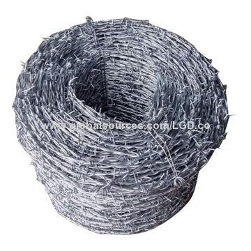 Hot-dipped galvanized barbed wire