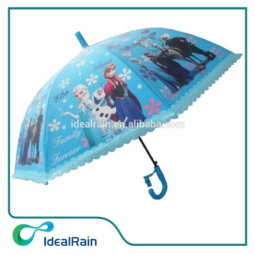 Guarda-chuva de sol de guarda-chuva de filme congelado para escola