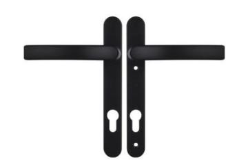 Flat door lock handle series