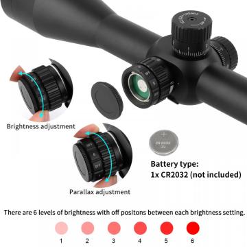 6-24x50 Riflescope First Focal Plane with Stop Zero