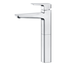 Chrome One Handle One Hole Bathroom Sink Faucet