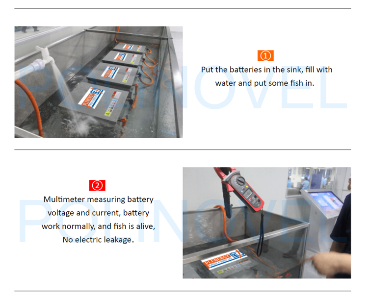 Polinovel LCD USB Port Lithium Ion Solar Catamarans Battery 12v 300ah