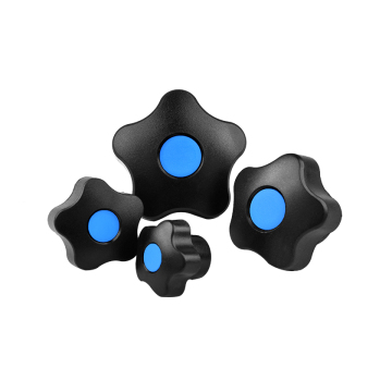 Plastic Star Shaped M6 Female Handle Knobs