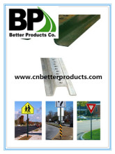 china best selling signals traffic square tube sign post