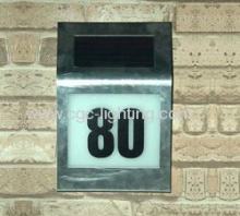Stainless Steel Solar House Number Light?
