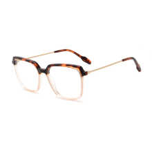 Red Color Combined Metal Frame Broken-resistant Material Optical Eyewear