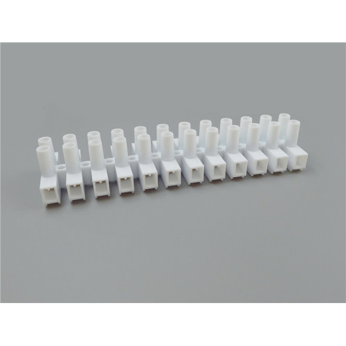 terminal strips made of polypropylene