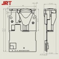 100m高精度レーザー受信機センサーモジュール