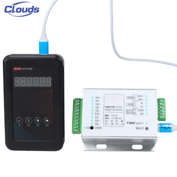 High Precision Clouds Metal Casing Weighing Transmitters and Hand-Operated Pump Commissioning Solutions