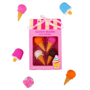 Cute Food Eraser School Supplies Creative Children's Stationery Set for Rewards