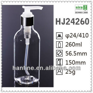 260ml plastic shampoo bottle,alumite pump shampoo bottle