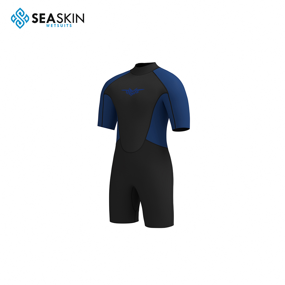 Seaskin Surfing Dive Neoprene Shorty Wetsuit untuk Anak