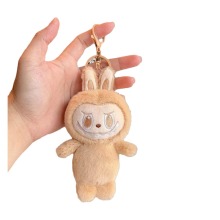 Labubu Plush Doll Keychain - Cartoon Animal Stuffed Plush Keychain