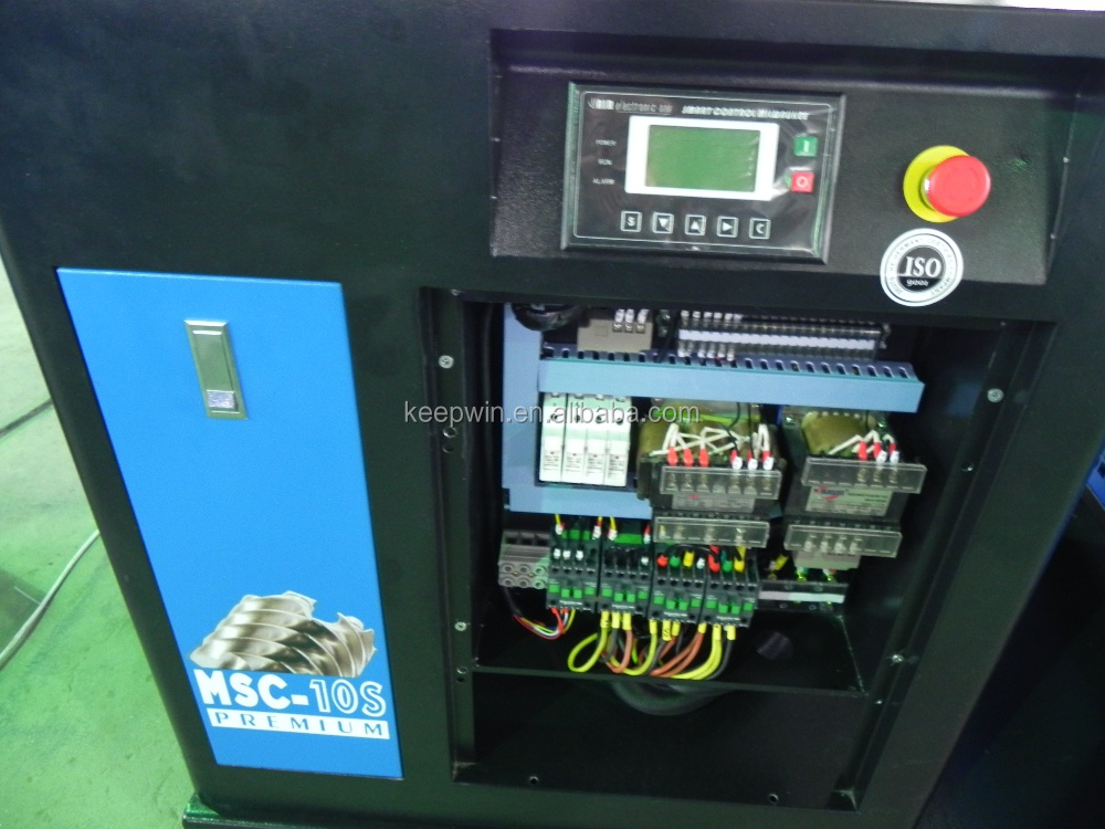 11KW Integrated Screw Compressor with 2.4m3/min 13bar 10bar Air Dryer without air tank