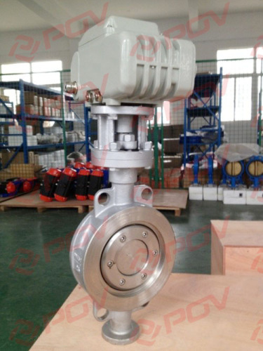 high tempareture electric clamp hard seal butterfly valves china manufacturer