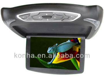 13.3" LCD flip down DVD player with IR