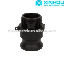 Type F male plastic camlock coupling