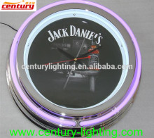 neon light clock