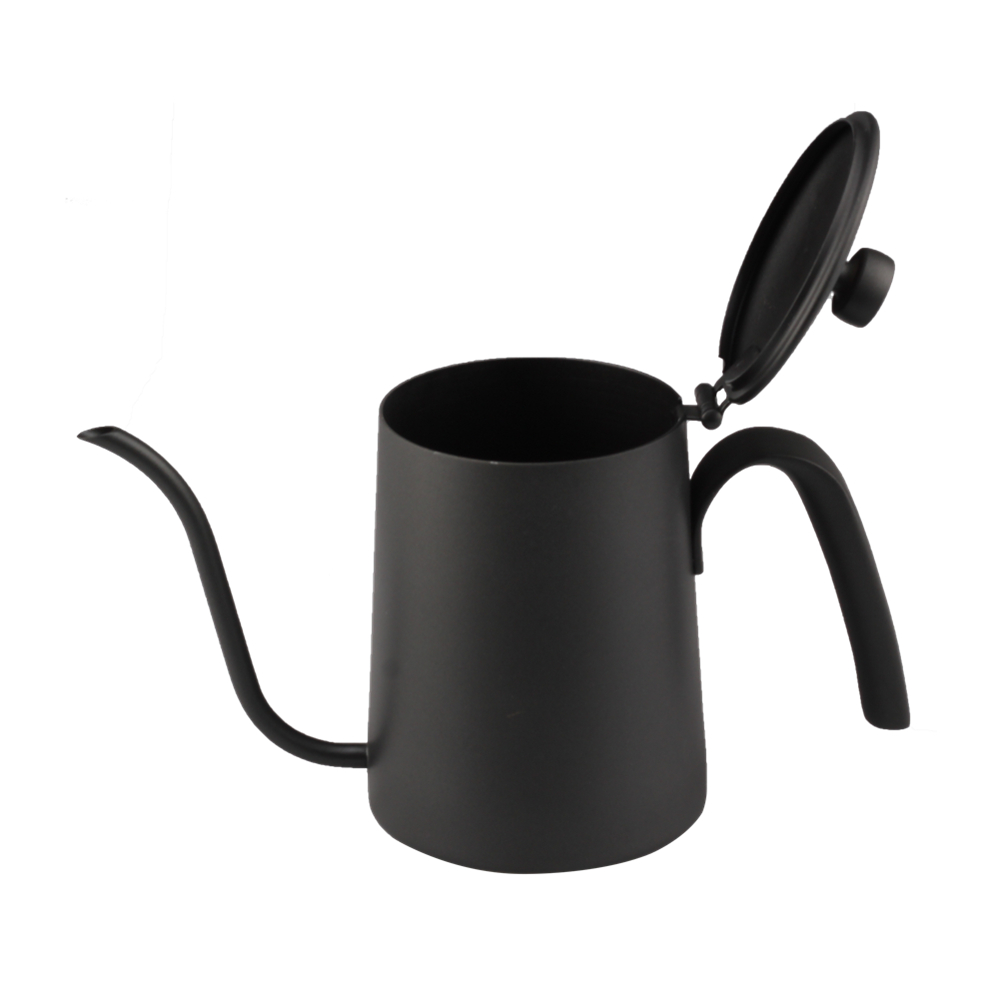 With A Black Lid Pour Over Coffee Kettle