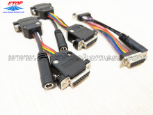 D-sub to DC cable assemblies
