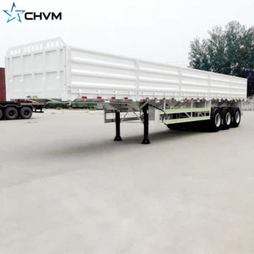 3Axles 80tons Grid Position Semi Trailer