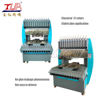 12 color pvc patch dispensing machine