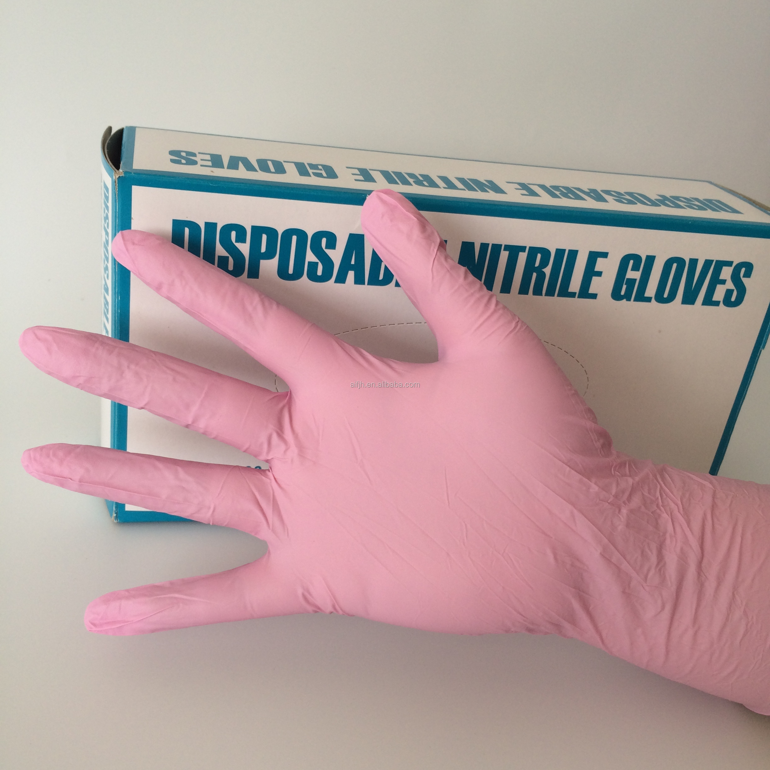 Wholesale High Quality laboratory tattoo colorful nitrile gloves
