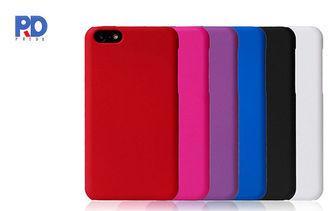 iPhone 5C Red Cell Phone Case , PC Dust Proof Mobile Phone