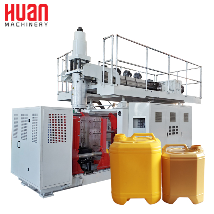 China automatic hdpe jerrican 5 gallon 19L 20L 25L jerry can plastic jug extrusion blow molding make machine