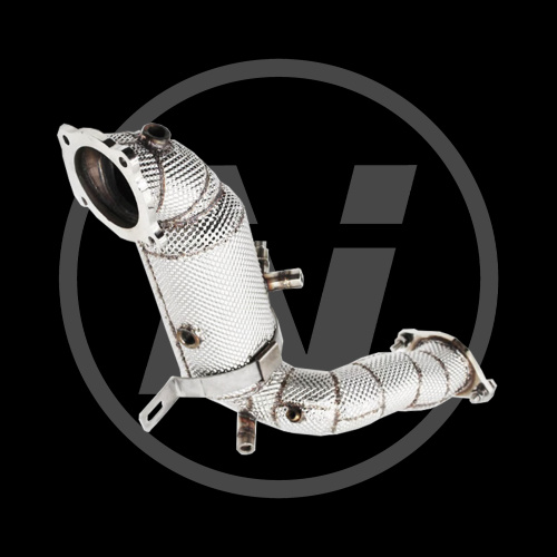 High flow catted exhaust downpipes for Maserati Ghibli 2.0T downpipe