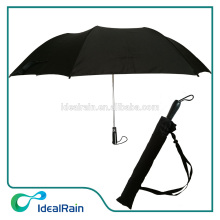 sturdy black auto open 2 section umbrella