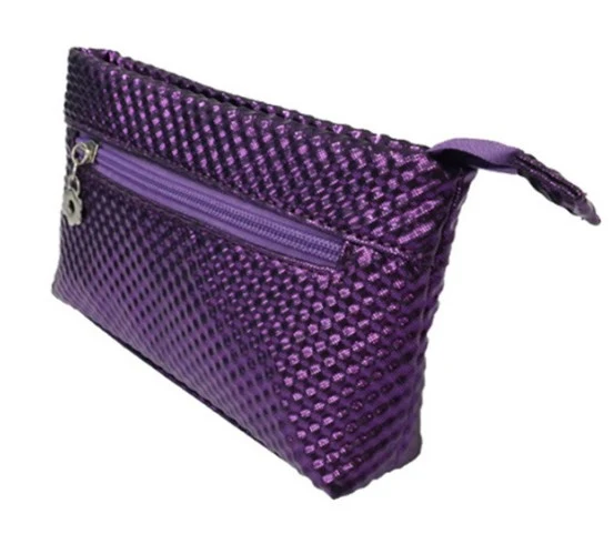 New Fashion Versatile High-End Plaid PU Cosmetic Bag