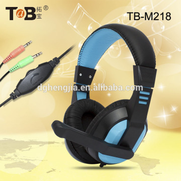 2017 Best overhead noise canceling wired stylish gaming headset with mic