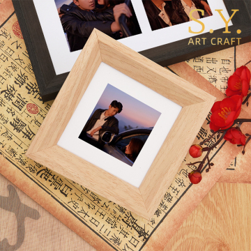 Clean Light Wood Square Frame