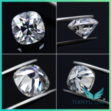 1ct cushion old europe cut moissanite foreverone DE pure white loose moissanite diamond