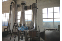 Silicone trioxide flash dryer