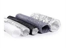Aluminum Acoustic Single Layer Polyester Combi Insulated Flexible Duct