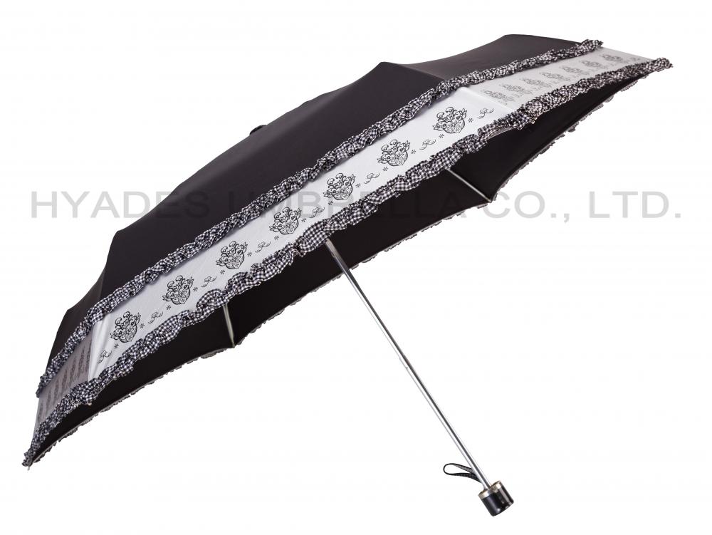 Parapluie pliant pour femme avec sac de transport