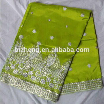 African Raw silk george fabric in stock