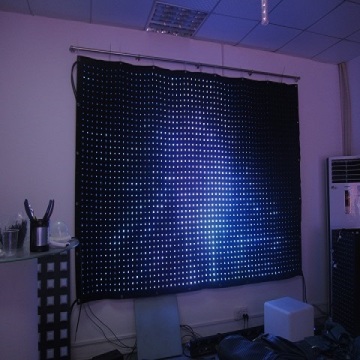 Black LED Background Light  Stage Curtain