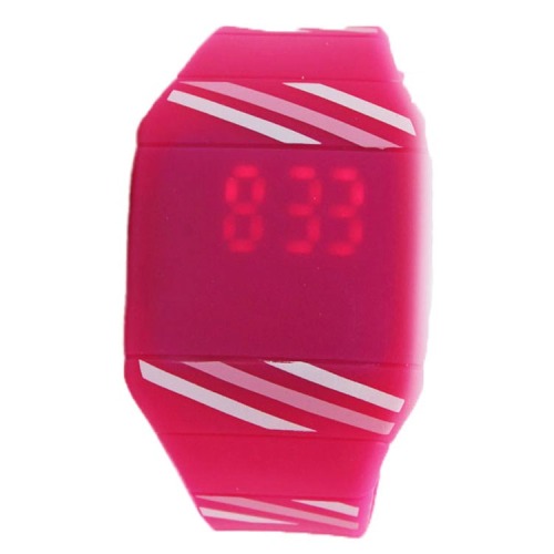 G LED Digital choc caoutchouc Siliocne Watch